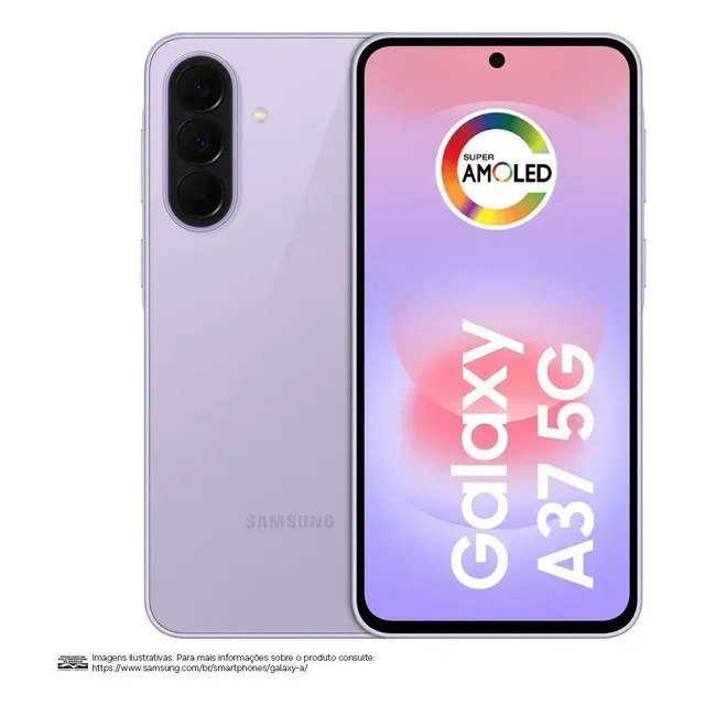 Celular Samsung Galaxy A37 5G 256GB, 8GB RAM, Câmera 50MP