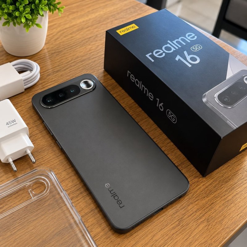 Smartphone Realme 16 5G 256GB 12GB RAM Dual SIM Câmera de 50MP