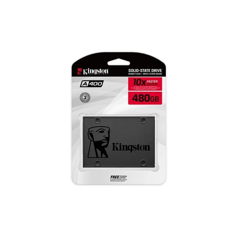 SSD Kingston A400, 480GB, SATA III, 2.5"