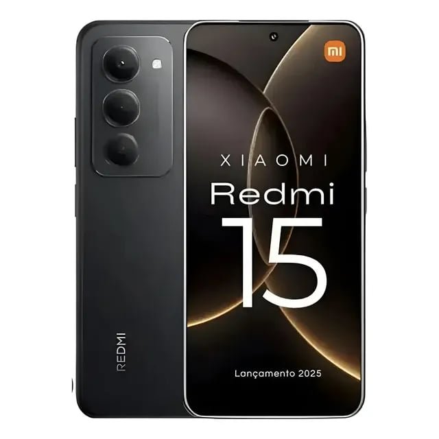 Redmi 15 4G 256GB 8GB RAM Dual SIM Preto