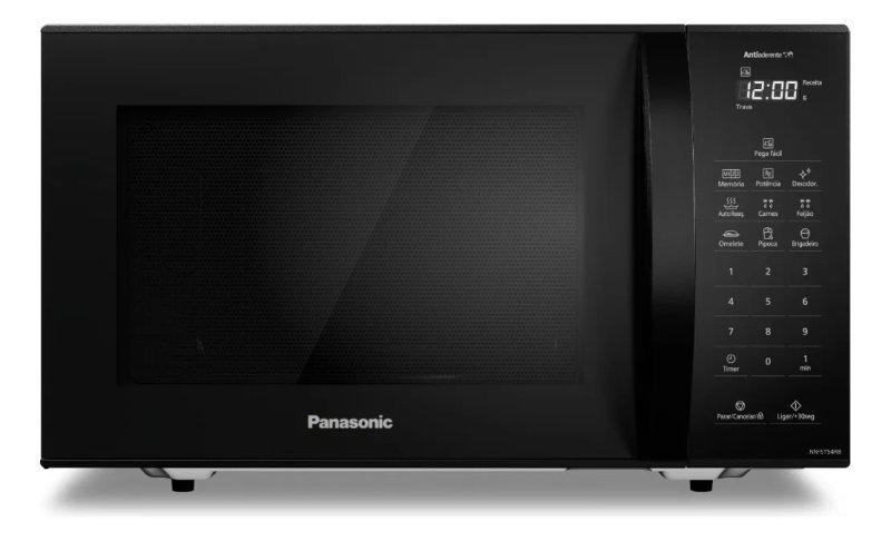 Panasonic NN-ST54RBRU 27L Preto - Micro-ondas Eficiente