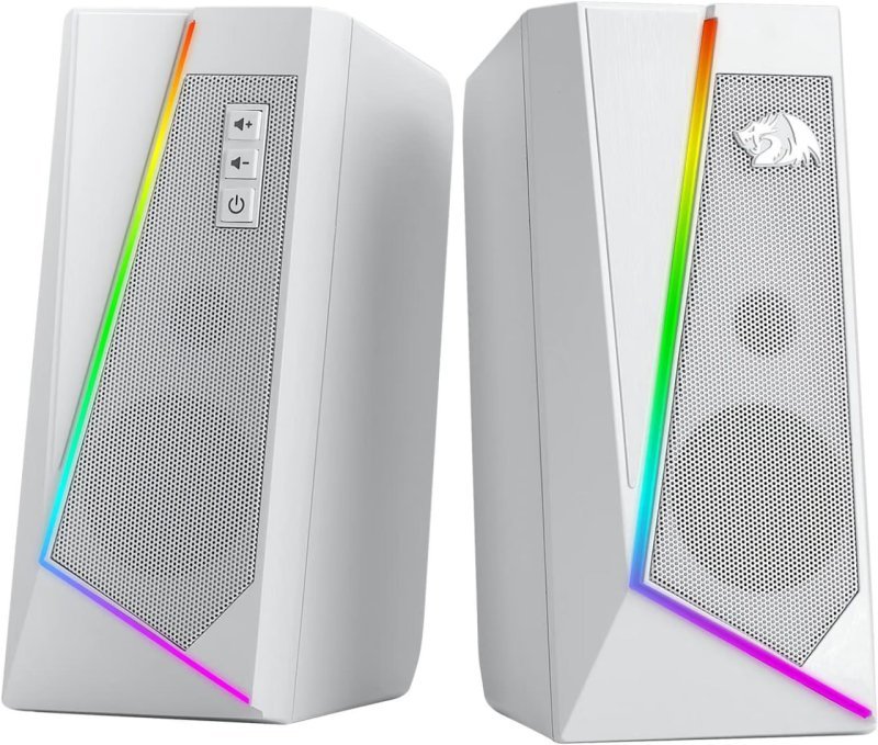 CAIXA DE SOM GAMER ANVIL RGB BRANCO