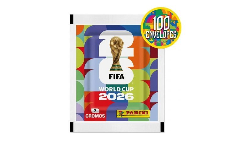 Kit 700 Figurinha Do Álbum Copa Do Mundo 2026 - 100 Envelopes