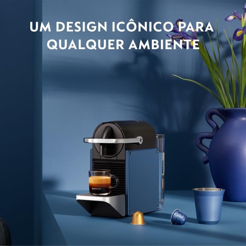 Nespresso Pixie Redesign - Cafeteira Espresso 110V - Azul Escuro
