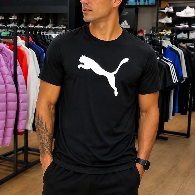 Camiseta Ess Puma Logo Poly + Frete Grátis