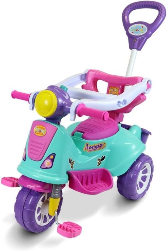 Maral Triciclo Avespa Pink - Diversão Garantida