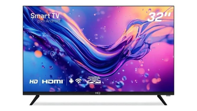 Smart Tv Hq 32 Hd Android 12 Design Slim Hqs32nkhm
