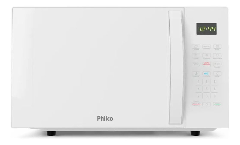 Philco PMO30B 28L 1100W - Descongelar Rápido, Trava Segurança, Display Digital