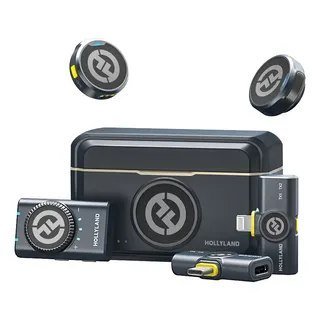 Microfone Hollyland Lark M2 Duo Combo Duplo Para 2 Pessoas