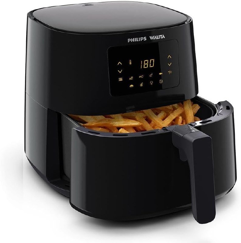 Philips Walita Fritadeira Airfryer Essential XL - 6.2L - Digital - Preta