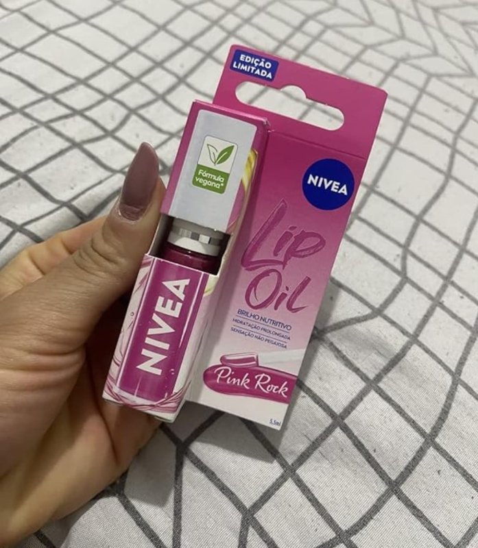 NIVEA Lip Oil Brilho Nutritivo Pink Rock 5,5ml
