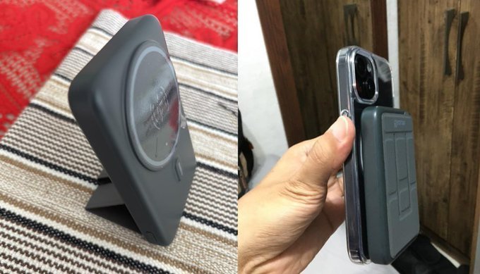 Geonav Power Bank 10.000mAh Compatível com MagSafe + Frete Grátis