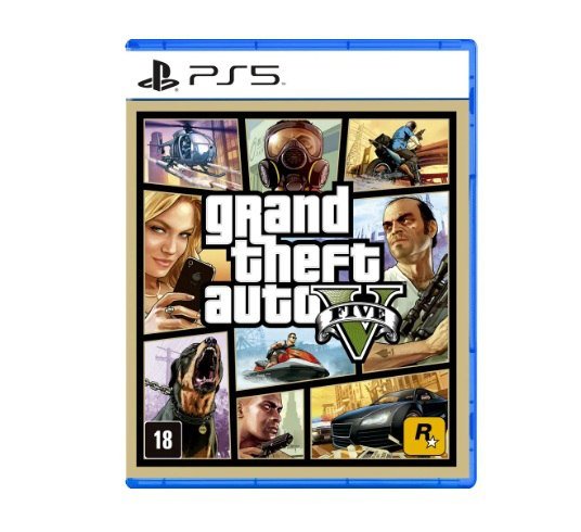 Jogo GTA 5, Mídia Física (este é mesmo), PS5