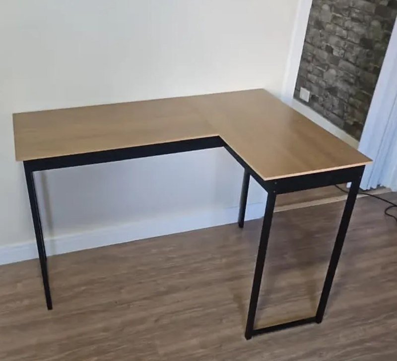 Mesa Escrivaninha Em L Industrial