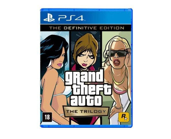 Jogo GTA The Trilogy Definitive Edition, Mídia Física, PS4