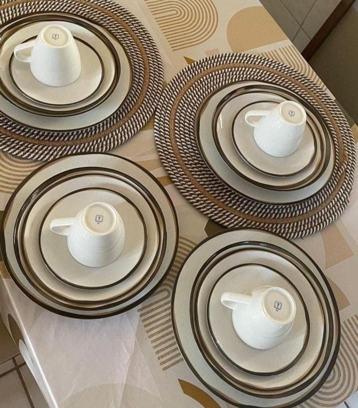 Aparelho De Jantar Canyon Porcelana 20 Peças Tramontina