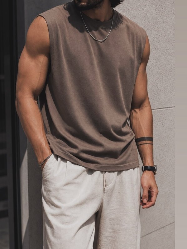 Regata Oversized Masculino Tamanho Grande Básica Lisa