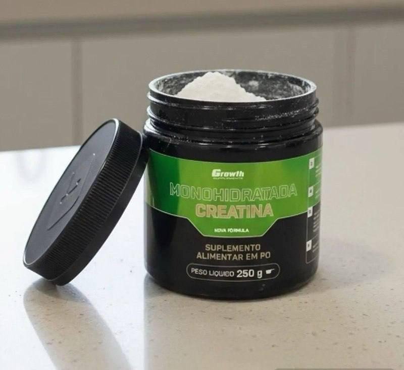 Creatina Monohidratada 250g Growth Supplements - Sem sabor em Pó