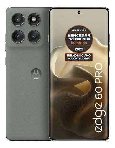 Smartphone Motorola Edge 60 Pro 5g - 512GB 12GB Ram+12GB Ram Boost, Tela Quad-curve Moto Ai 50mp Sony Camera Ultrarresistencia Militar Ip68 + Ip69 - Cinza