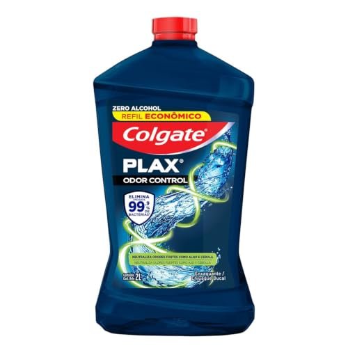 Colgate Plax Odor Control Enxaguante Bucal Sem Álcool, 2L