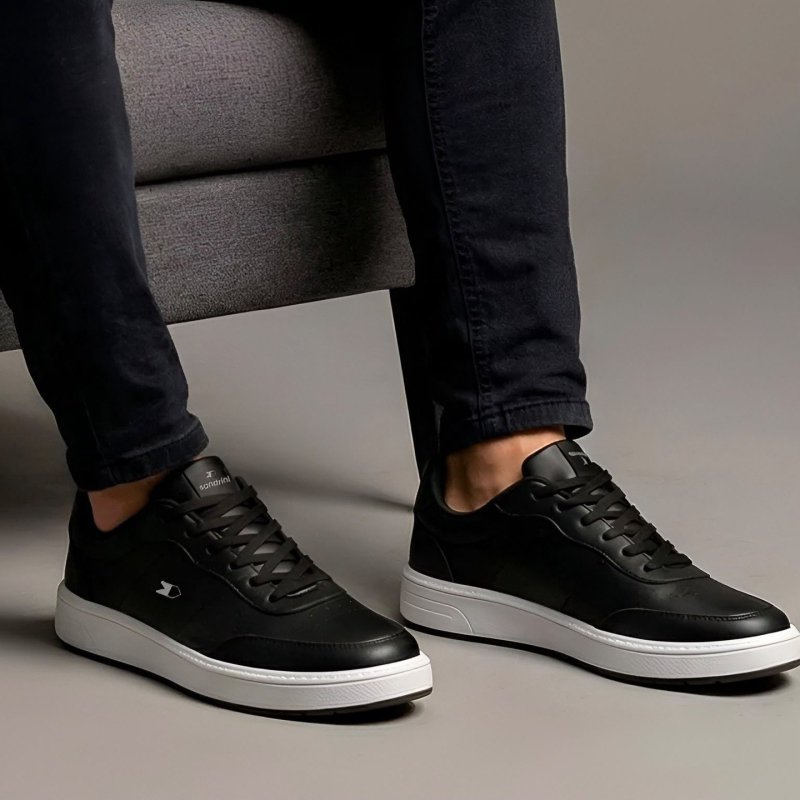 Sapatênis Sandrini Ivory Masculino Casual Estilo Confortável