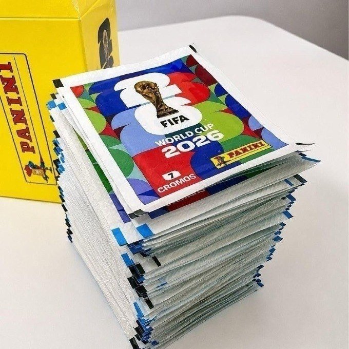 Kit com 50 Envelopes (350 Figurinhas) Copa do Mundo 2026 Panini + Frete Grátis