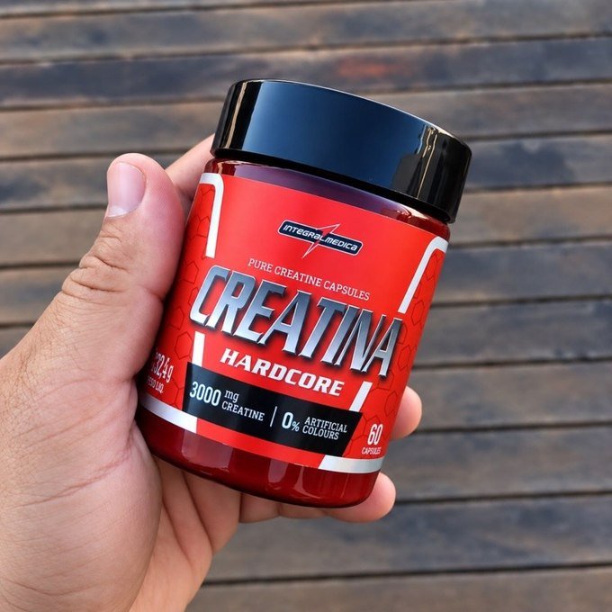 Creatina Hardcore 60 Cápsulas Integralmedica + Frete Grátis