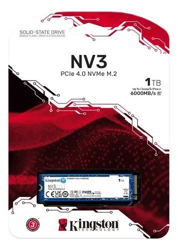 SSD Kingston M.2 NVMe PCIe 4.0 NV3 1TB