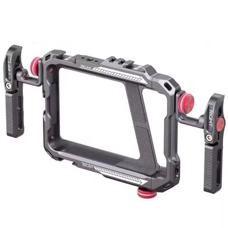 Cage Gaiola Estabilizadora Metal Dupla Empunhadura Suporte Celular Universal Oásis OIF-7901