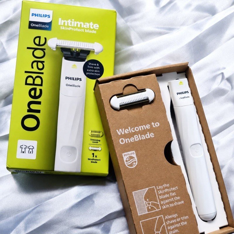 Aparador E Raspador Oneblade Intimate Qp1924/10 Philips Branco 127/220v