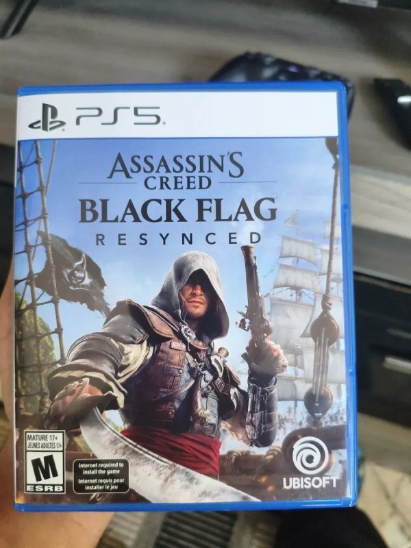 Assassins Creed Black Flag Resynced PS5 + Frete Grátis