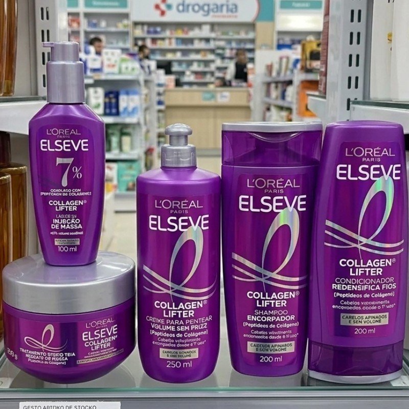 Kit Completo Elseve Collagen Lifter 5 Produtos L`oréal Paris