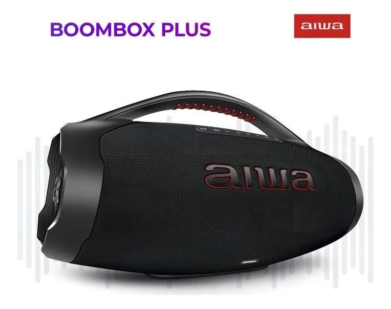 Caixa de Som Boombox Aiwa AWS-BBS-01-B 200W