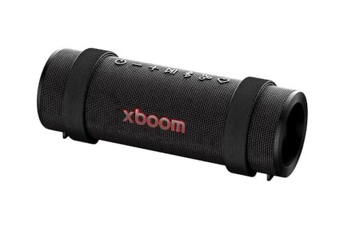 Caixa de Som LG XBOOM Grab, Bateria recarregável, IP67, até 20h de reprodução, luzes multicolor e resistência militar