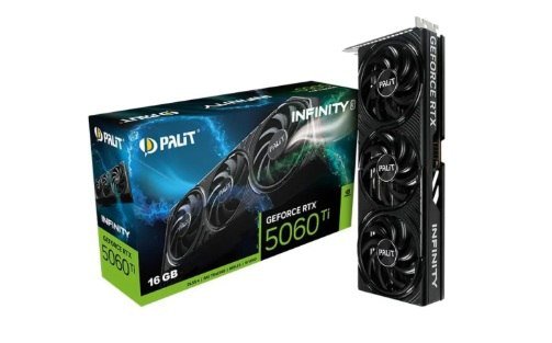 Placa de Vídeo Palit RTX 5060 Ti 16GB GDDR7