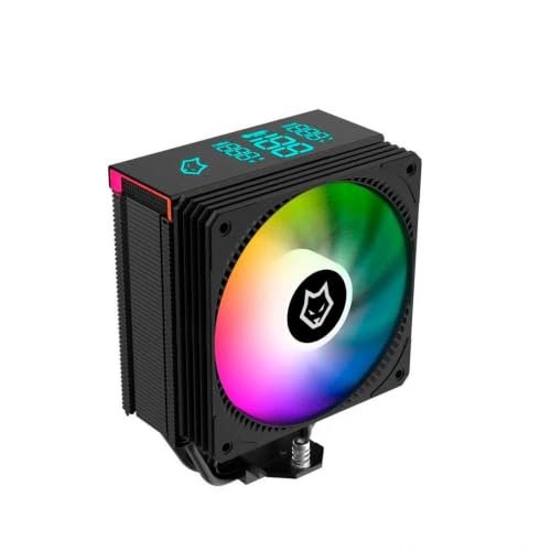 Air Cooler ARGB com Display Husky Alisius 500, AMD/INTEL, 90mm, 95W - HAC500PT