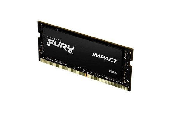 Memória RAM Para Notebook DDR4 8gb 3200Mhz CL20 Kingston Fury Impact, Preto