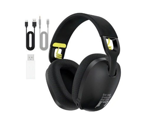 Headset Gamer Sem Fio Onikuma B2 Conexão Usb E Bluetooth Cor Preto