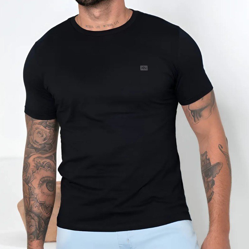 Camiseta Básica Masculina Slim Koenig 100% Algodão Atacado