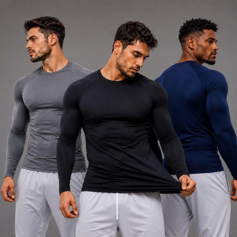 Kit 3 Camiseta Térmica Blusa Proteção Uv Manga Longa Inverno