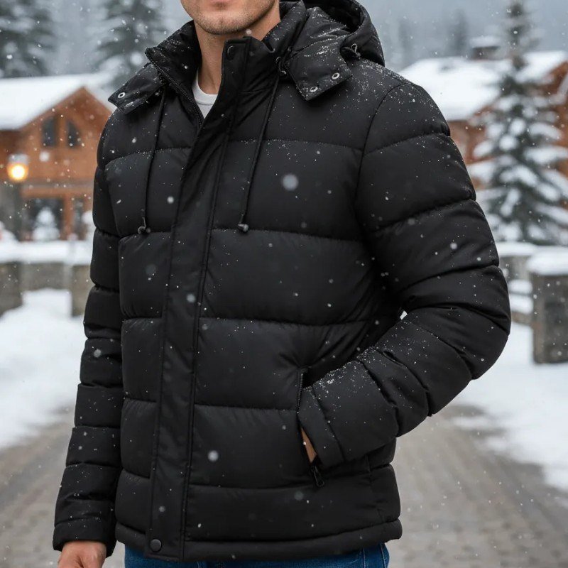 Jaqueta Bobojaco Casaco Forrado Impermeável Frio Neve Moto Preto (P ao XGG)