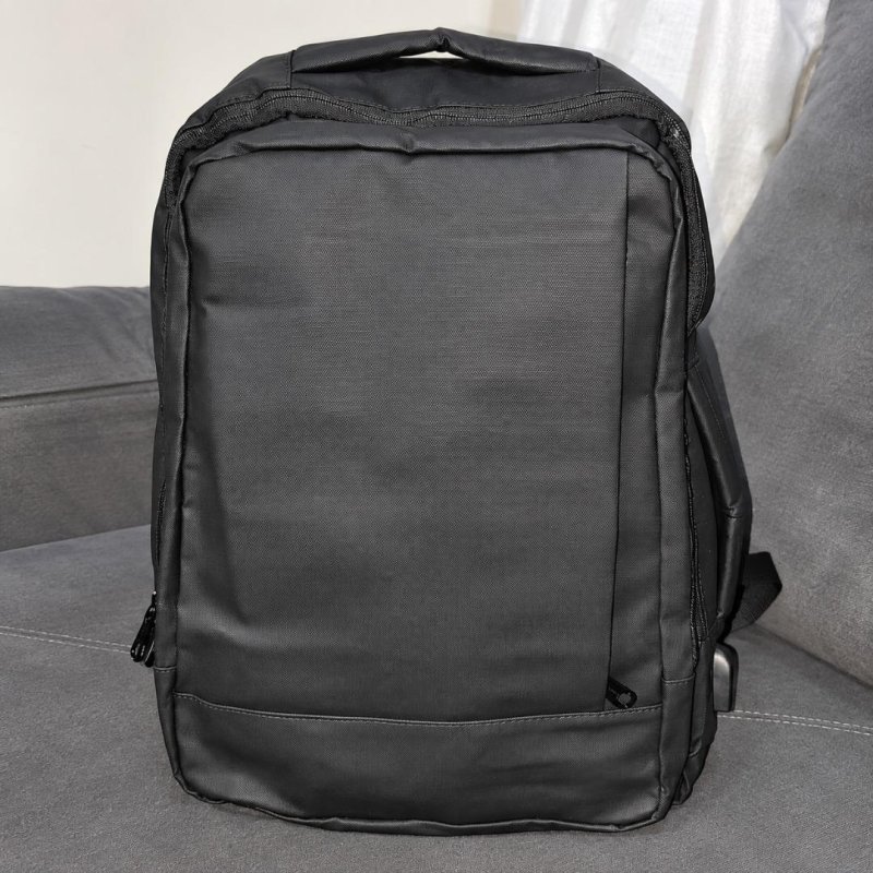 Mochila jiesipote À Prova D'água Reforçada Expansível Cor Preto
