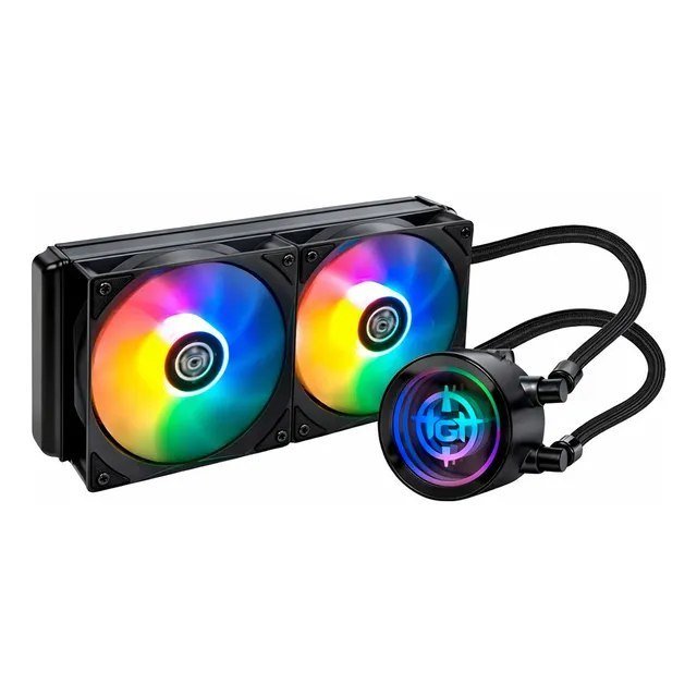 Water Cooler TGT Spartel V2 Preto Rainbow 240mm com TDP 260W