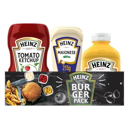 Heinz Pack Hamburguer Ketchup 397G + Maionese 215G + Mostarda 255G
