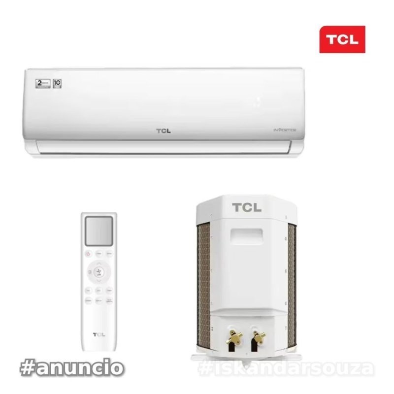 Ar Condicionado TCL Split Hi Wall Elite Inverter 12.000 Btus Tac-12csgv-inv Frio 220v