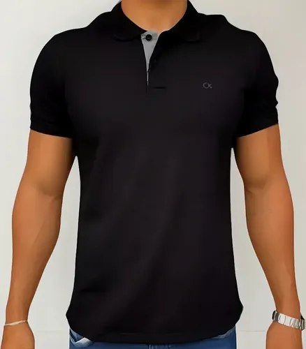 Camiseta Polo Slim Masculina Ogochi Original Camisa Social