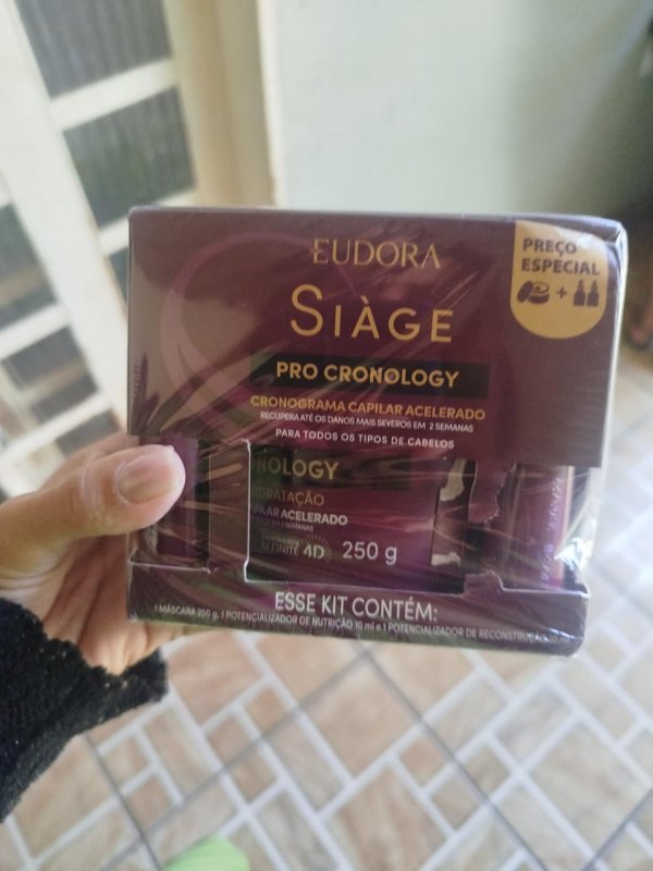 EUDORA SIÀGE Kit Máscara + 2 Potencializadores Pro Cronology