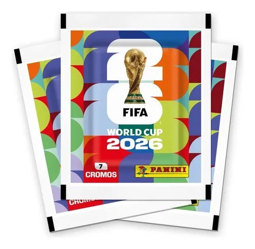 Kit 36 Envelopes de Figurinhas Panini da Copa do Mundo FIFA 2026