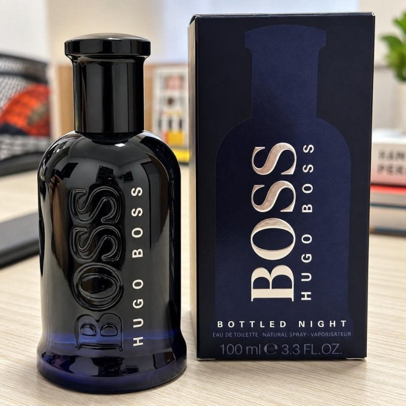 Perfume Hugo Boss Bottled Night Masculino Eau De Toilette 100Ml