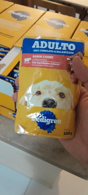 Pack 36 un. Ração Úmida Pedigree Carne ao Molho p/ Cães Adultos 100g